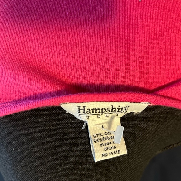 Pink Top with Fluffy Collar by Hampshire Studio - Picture 4 of 4